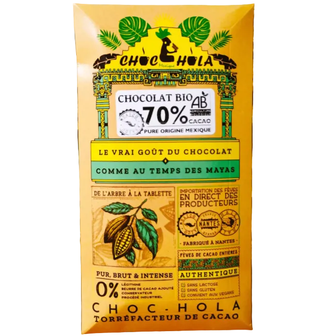 Tablette chocolat noir BIO 70%