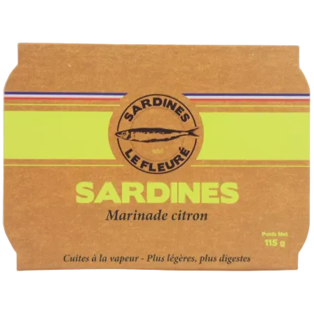 Sardines en Boite Marinade Citron