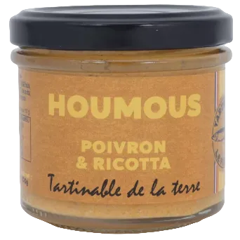 Houmous Poivron Ricotta