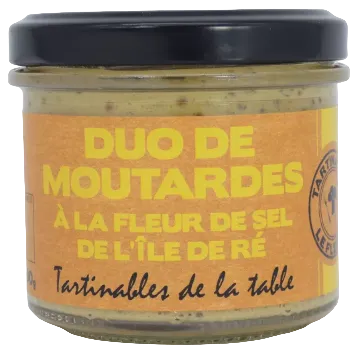 Duo de Moutardes à la Fleur de Sel de l'île de Ré