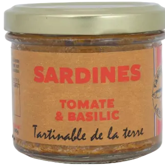 Rillette de Sardines Tomate & Basilic